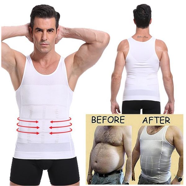 Slim N Lift Slimming Vest for Men & Women - White