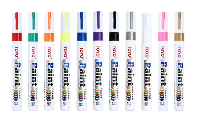 TOYO Oil Paint Marker - Multi Surface Waterproof Paint Marker