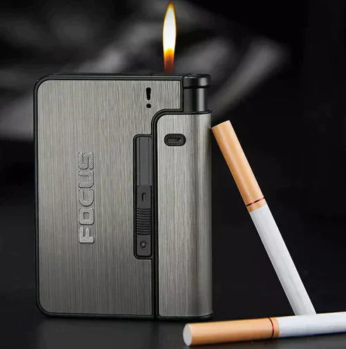 Cigarette Case With Lighter