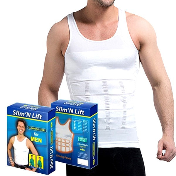 Slim N Lift Slimming Vest for Men & Women - White