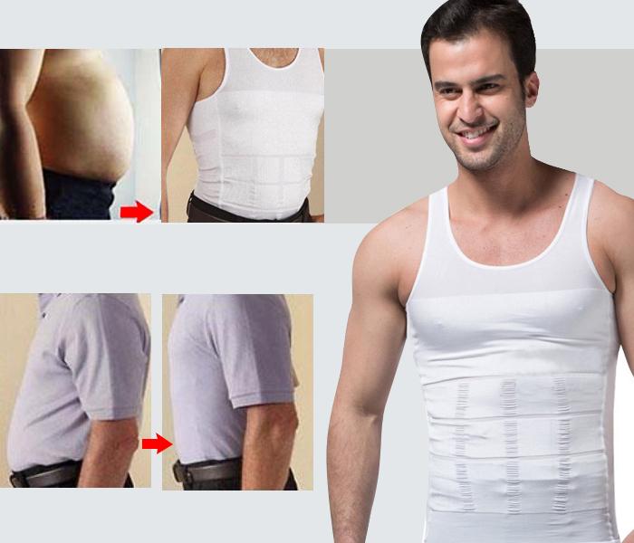 Slim N Lift Slimming Vest for Men & Women - White