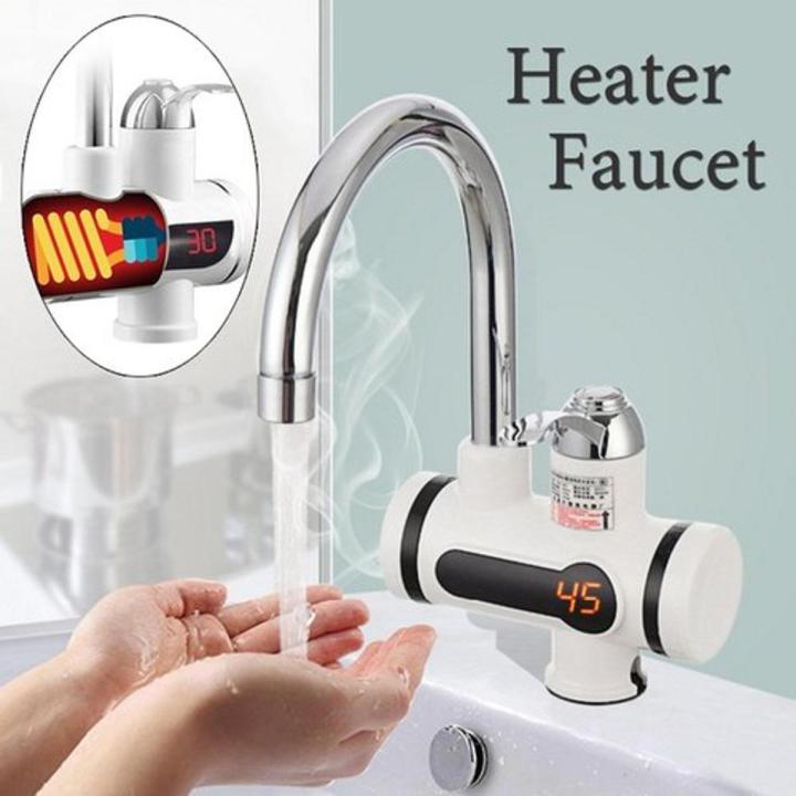 Instant Electric Water Heater Tap Faucet AC 220V 3000W Digital Display