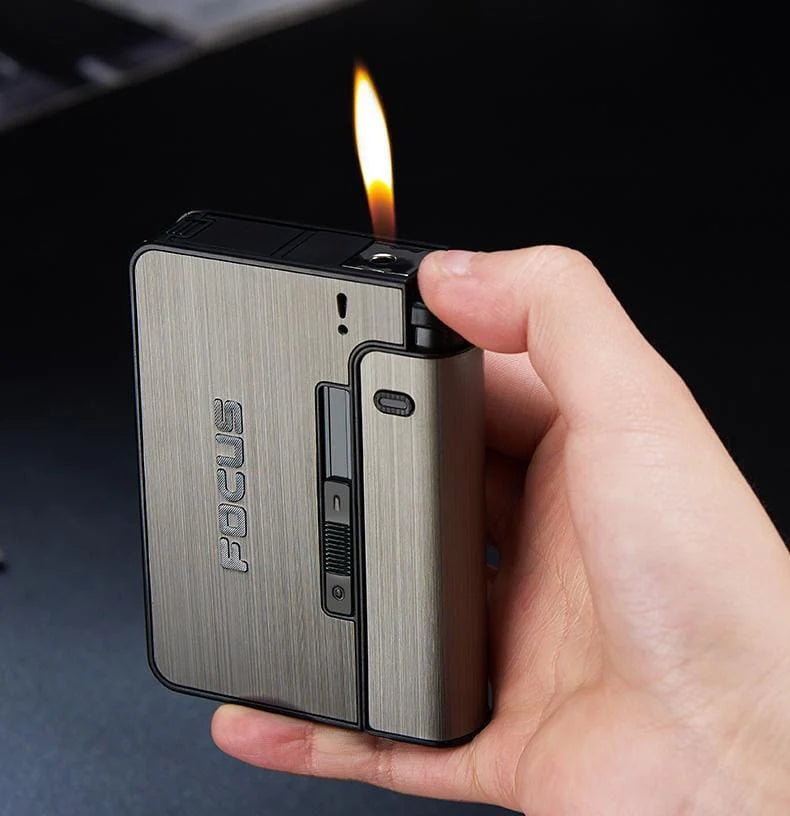 Cigarette Case With Lighter