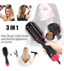 3 in 1 Hair Straightener Brush