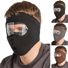 Breathable Stylish Winter Mask With Anti-Fog Googles