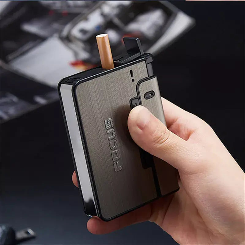 Cigarette Case With Lighter