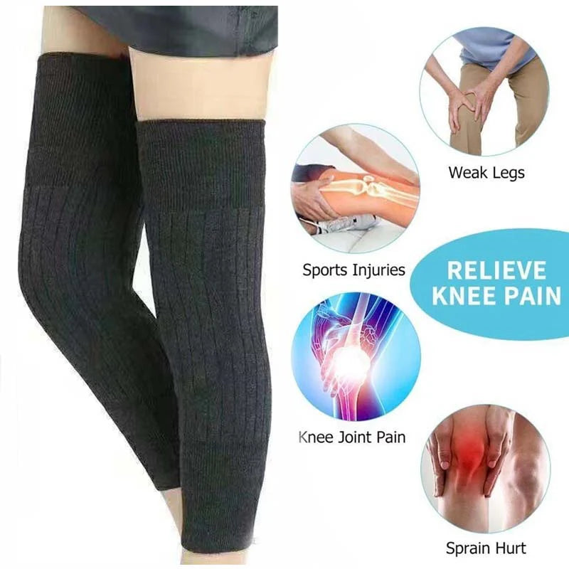 2 Pcs Cashmere Woolen Warm Kneecap, Knee Protector for Men, Women